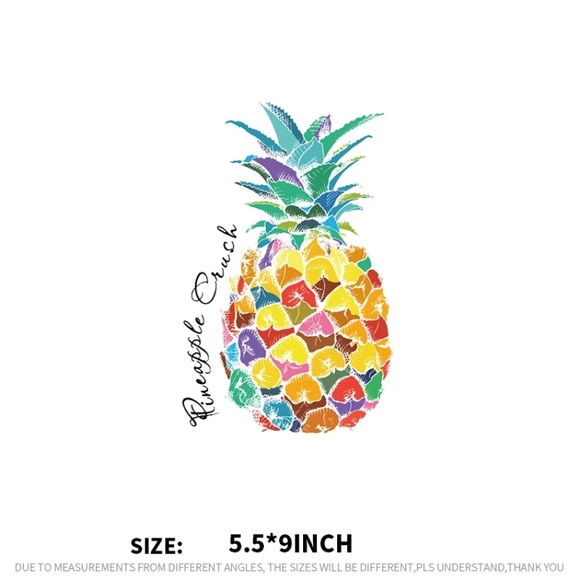 Colorful Pinnapple Patch for Clothes, Totes - Picture 3 of 5